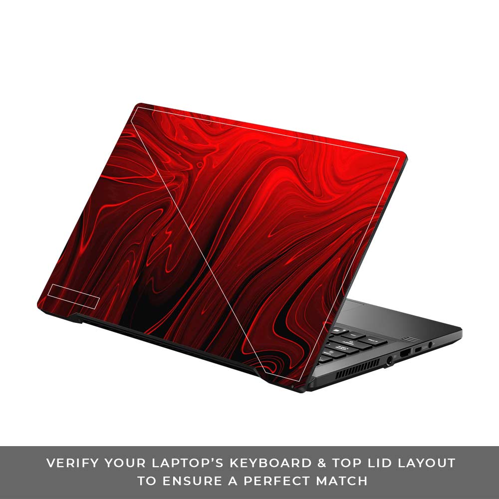 Fiery Waves Asus ROG Zephyrus G14 GA401 Laptop Skin