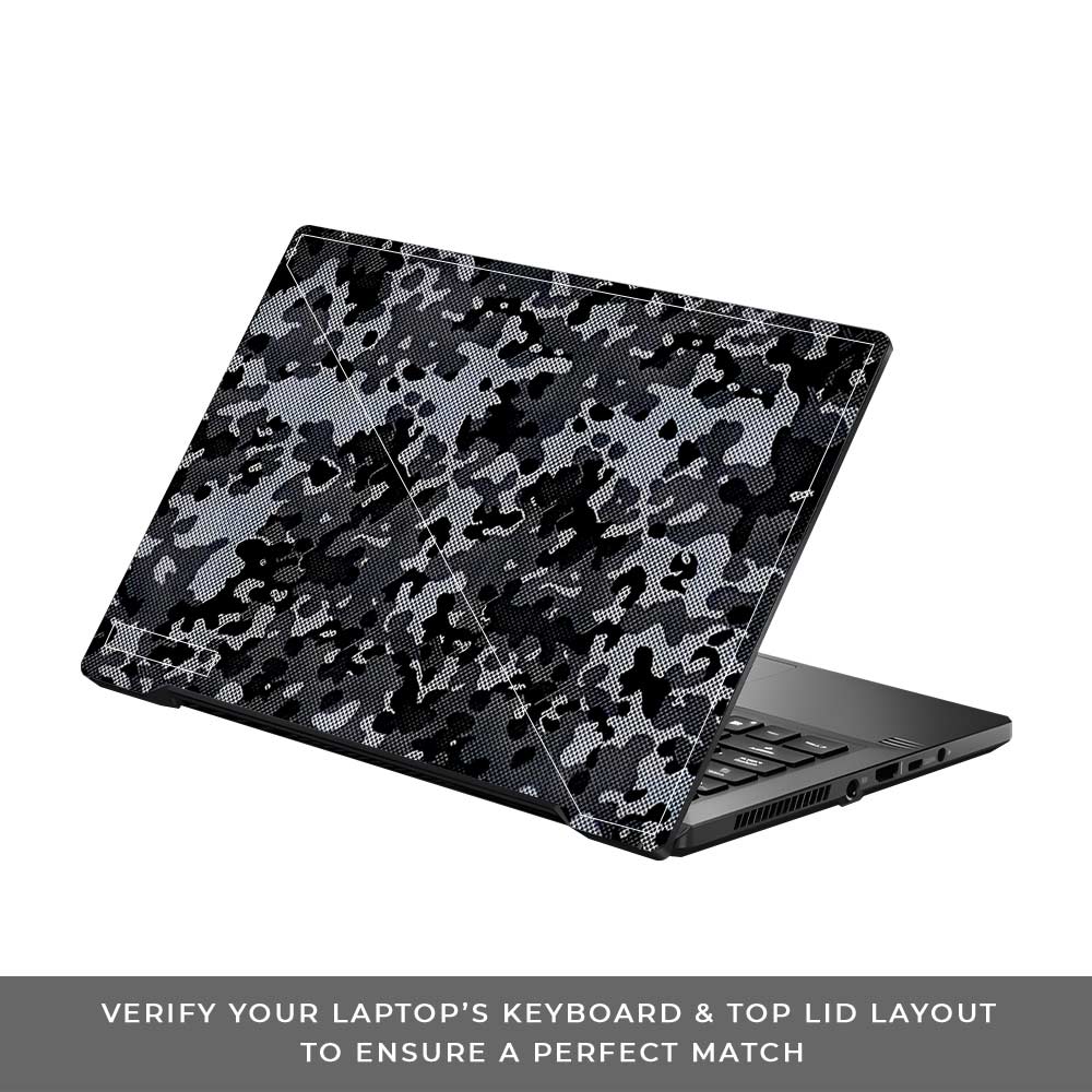 Stealth Grey Camo Asus ROG Zephyrus G14 GA401 Laptop Skin