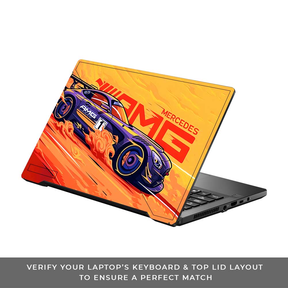 Mercedes AMG Asus ROG Zephyrus G14 GA401 Laptop Skin