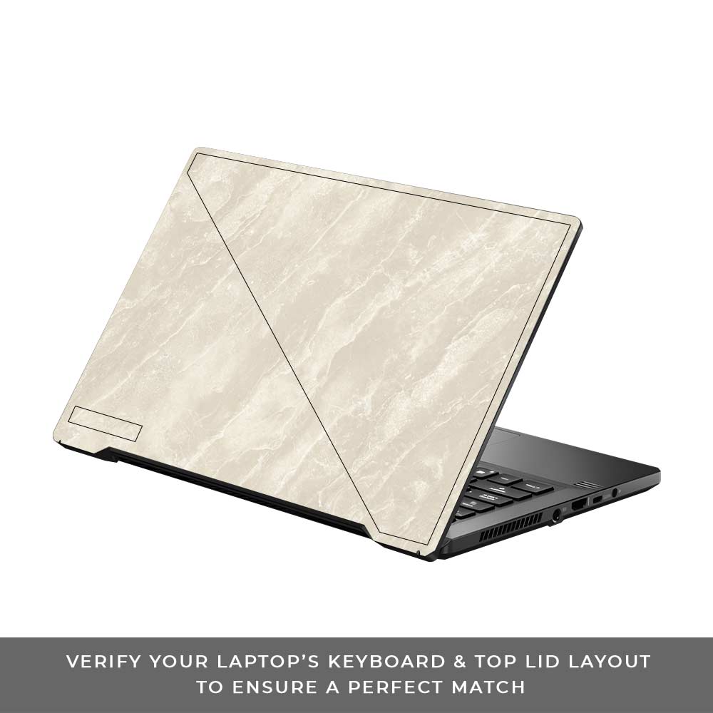 Textured Marble Asus ROG Zephyrus G14 GA401 Laptop Skin