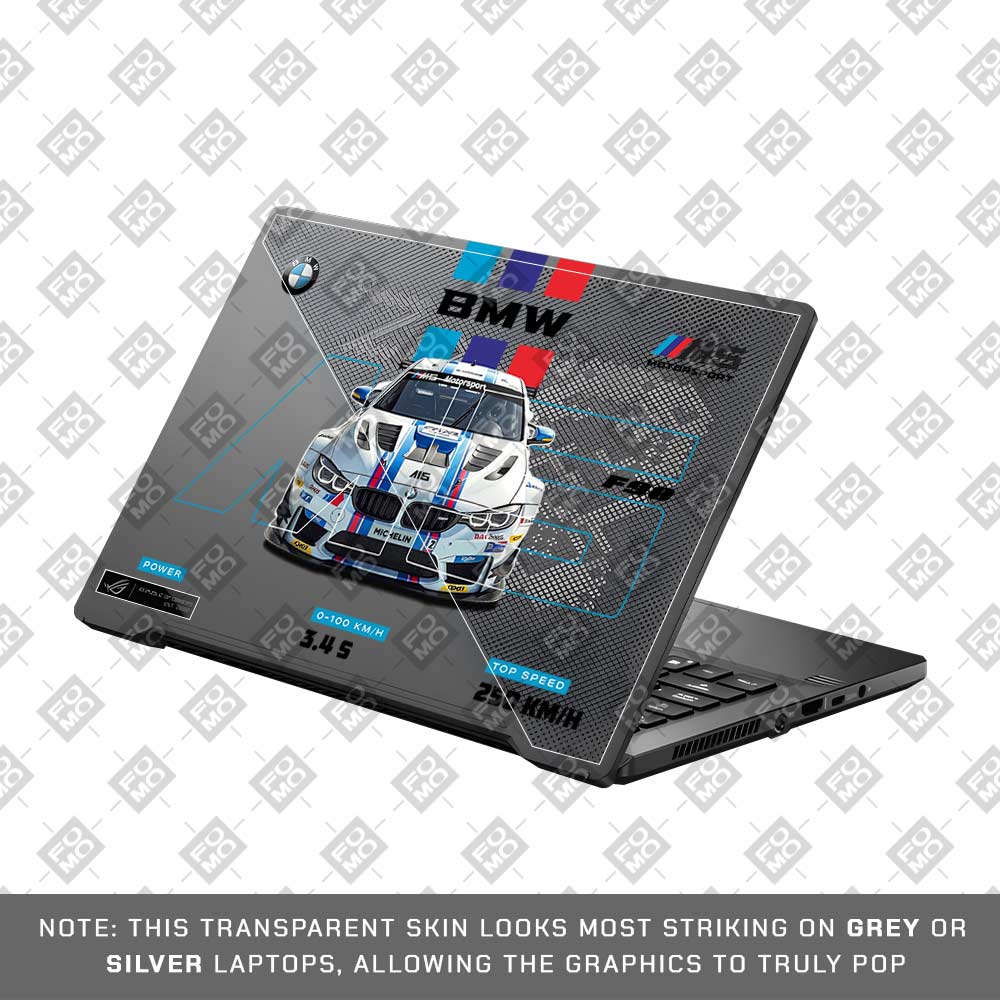 Transparent BMW M5 Asus ROG Zephyrus G14 GA401 Laptop Skin