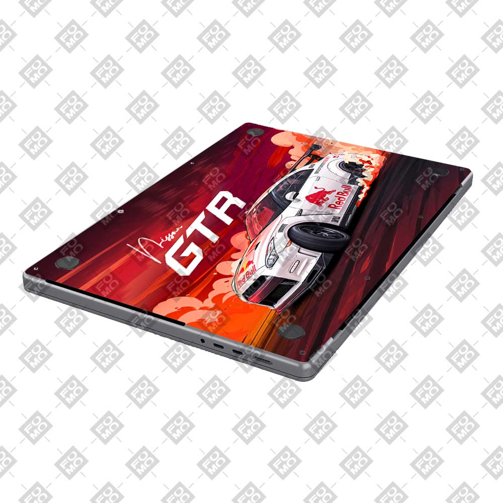 Nissan GTR Red Bull Drift Fury MacBook Air 15 M3 2024 Laptop Skin