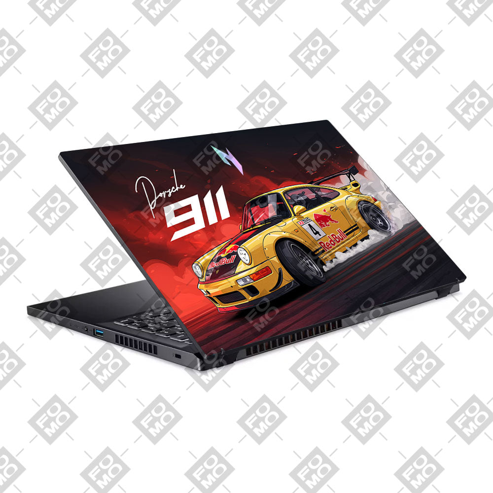 Porsche 911 Red Bull Classic Racer Acer Nitro V ANV15 51 55CA 3D Laptop Skin