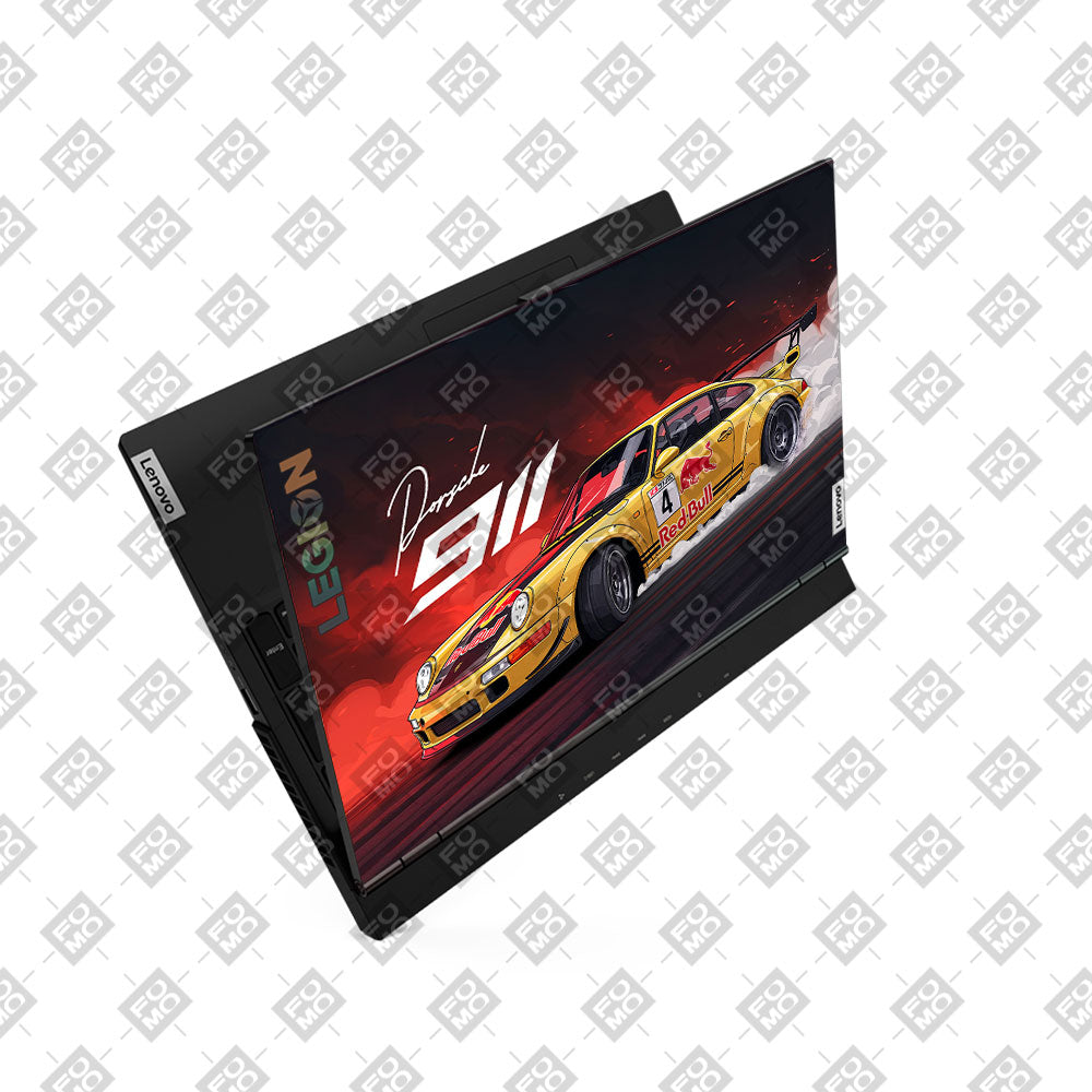 Porsche 911 Red Bull Classic Racer Lenovo Legion 5 15ARH05 Laptop Skin