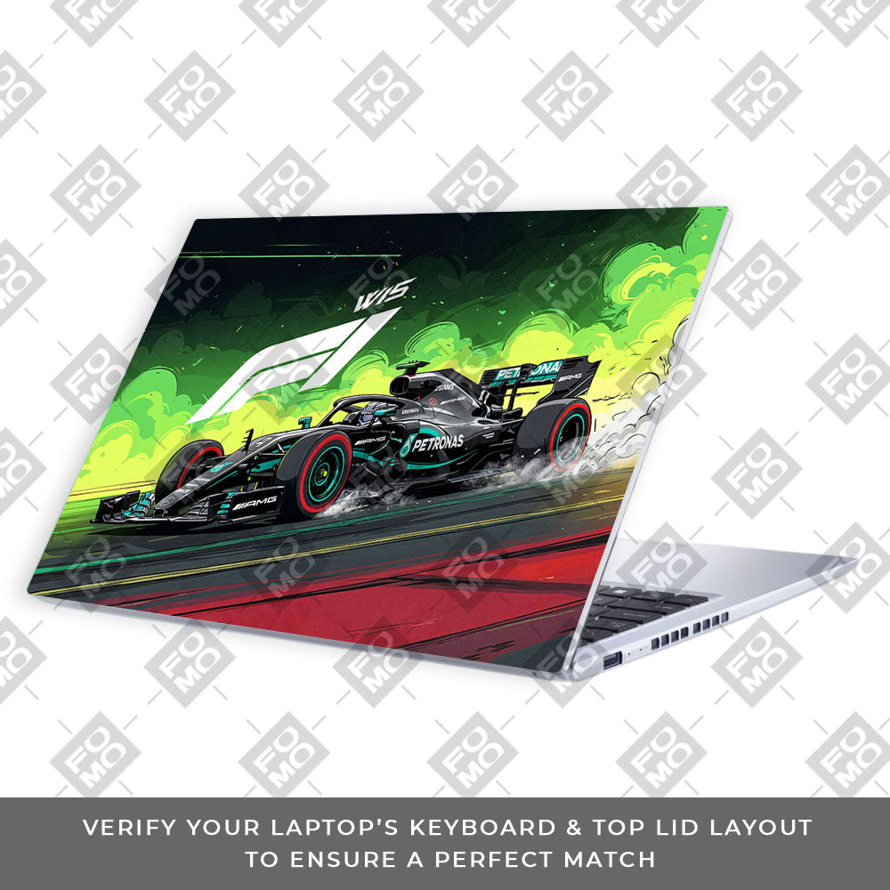 W15 F1 Red Bull x AMG Velocity Asus Vivobook 15 X1502ZA 3D Laptop Skin