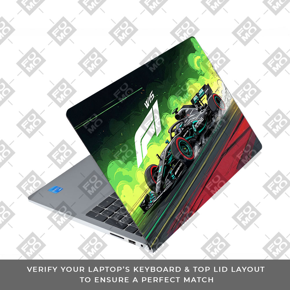 W15 F1 Red Bull x AMG Velocity Dell Inspiron 3520 3D Laptop Skin