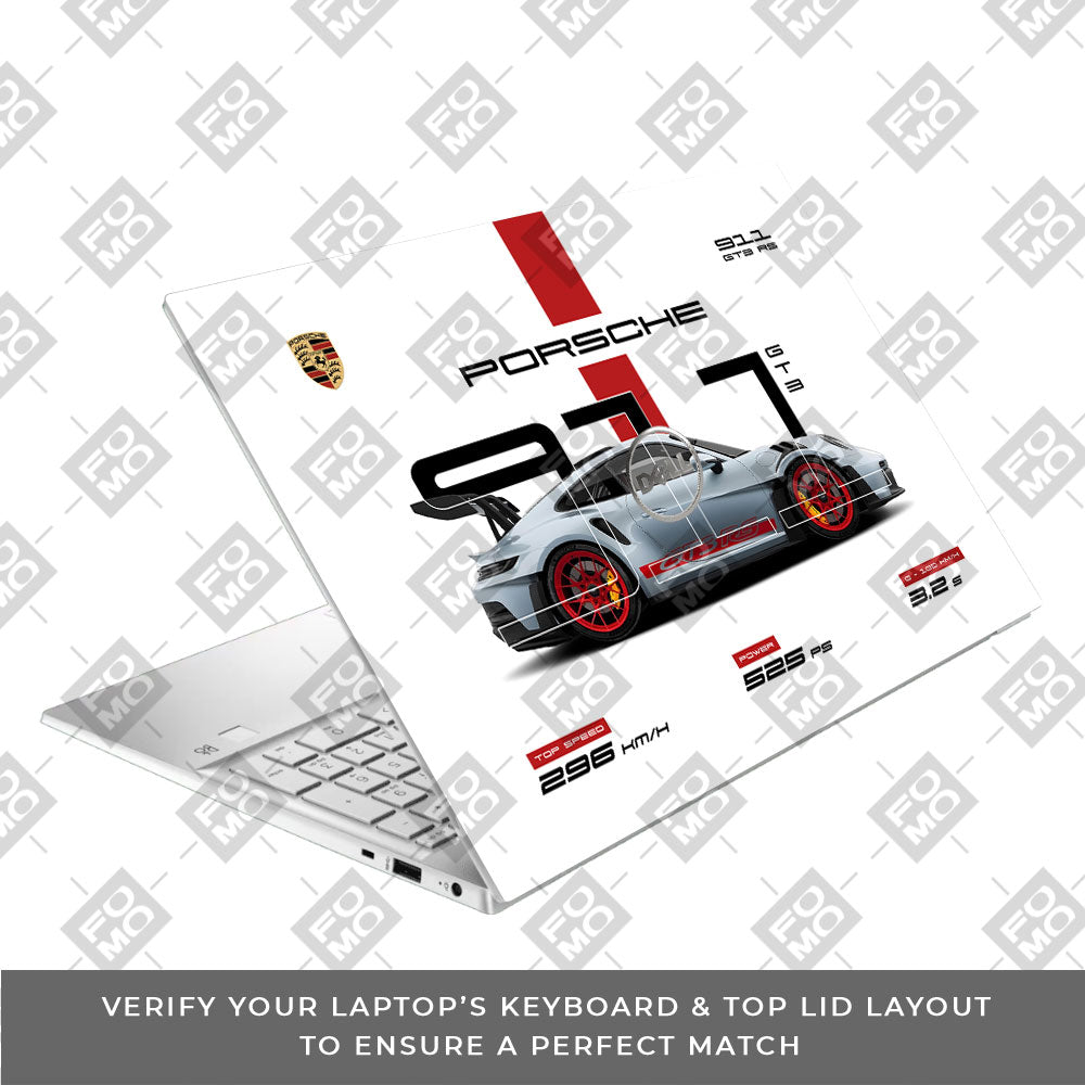 Porsche 911 GT3 RS Dell Inspiron 3501 Laptop Skin