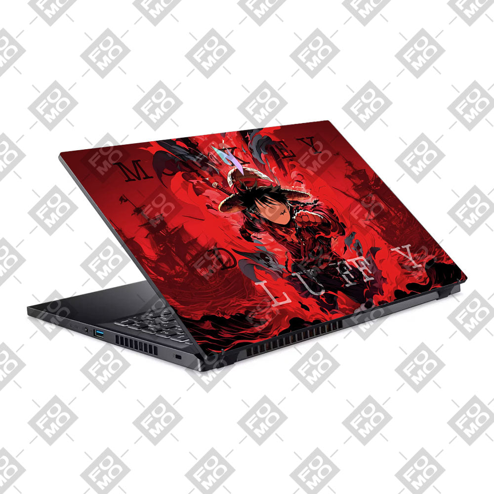 Red King Luffy Acer Nitro V ANV15 51 55CA 3D Laptop Skin