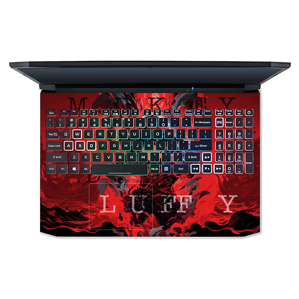 Red King Luffy Acer Nitro 5 AN515 44, 56 Laptop Skin