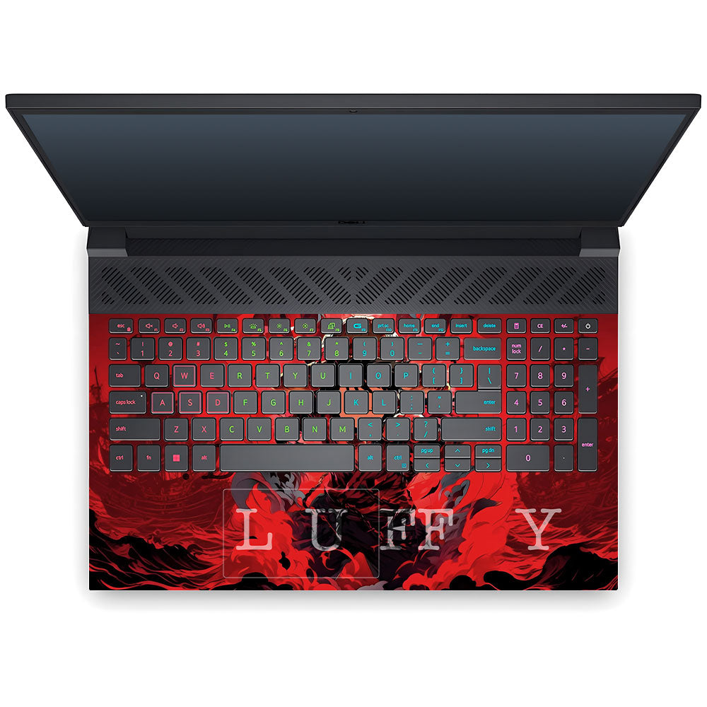 Red King Luffy Dell G15 5520, 5530 3D Laptop Skin