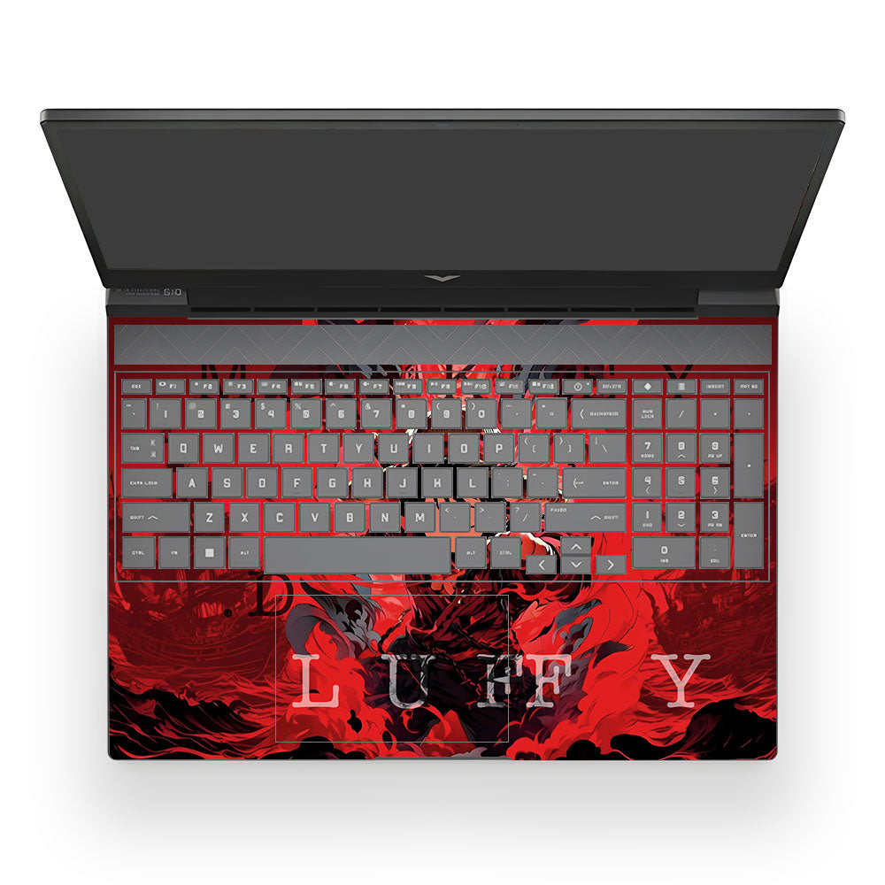 Crimson Anime Pirate HP Victus 3D Laptop Skin