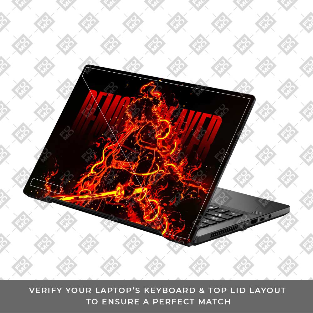 Rengoku Blazing Inferno Asus ROG Zephyrus G14 GA401 Laptop Skin