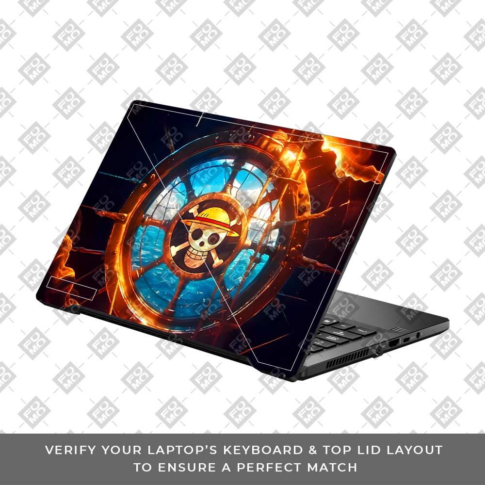Straw Hat Pirates Emblem Asus ROG Zephyrus G14 GA401 Laptop Skin