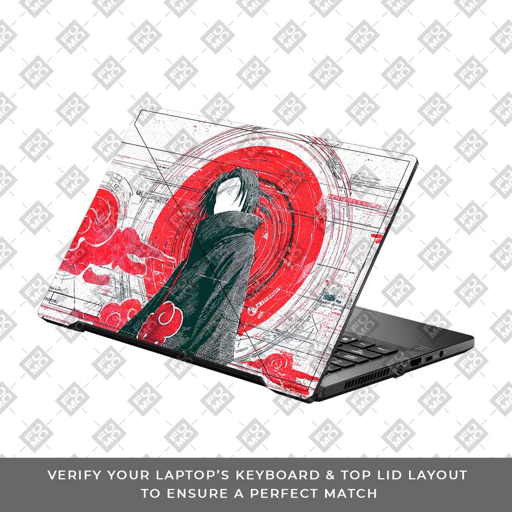 Itachi Uchiha Mark of the Akatsuki Asus ROG Zephyrus G14 GA401 Laptop Skin
