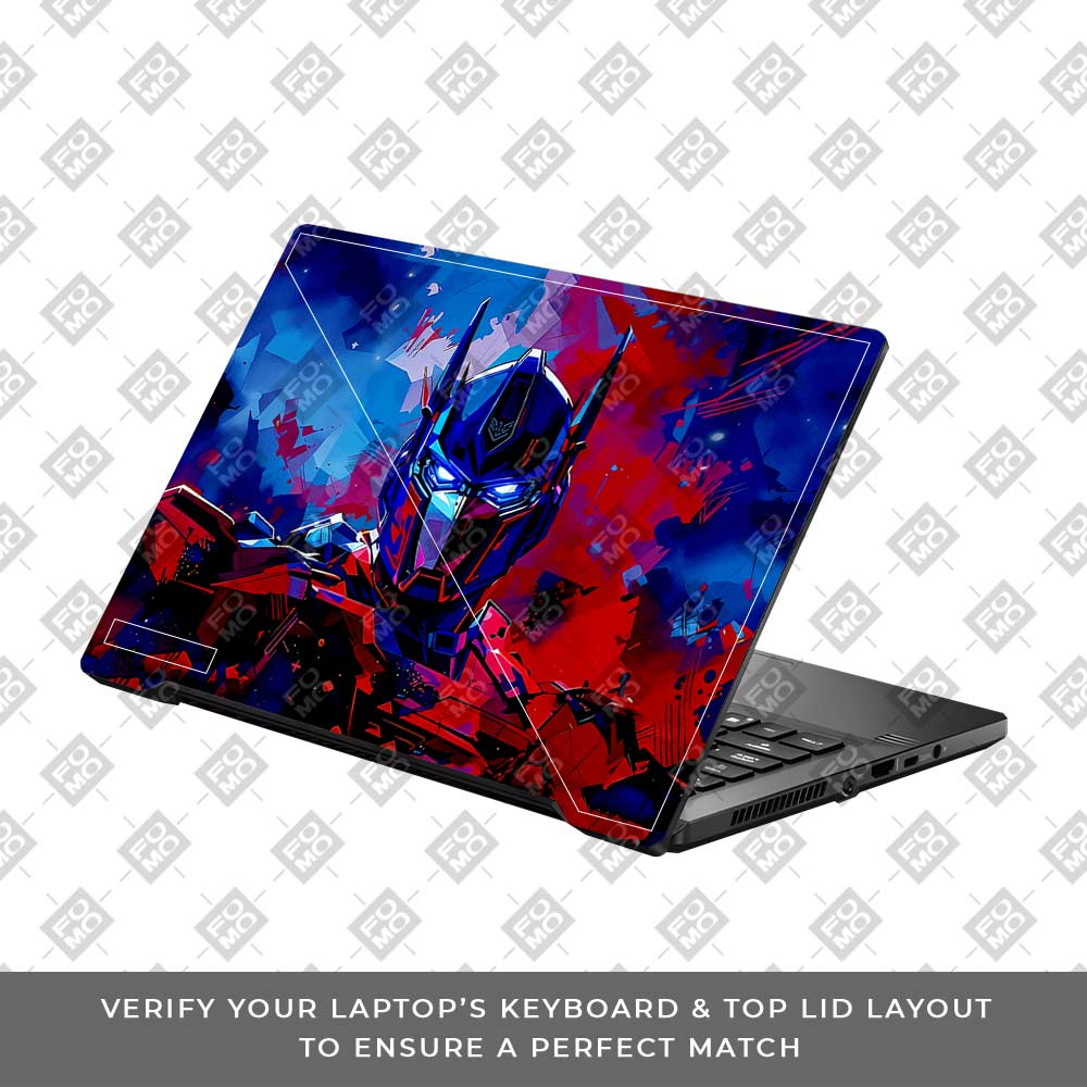 Optimus Prime Transformer Asus ROG Zephyrus G14 GA401 Laptop Skin