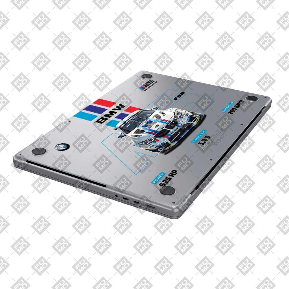 Transparent BMW M5 MacBook Pro 16 M1, M2, M3, M4 2021-2024 Laptop Skin