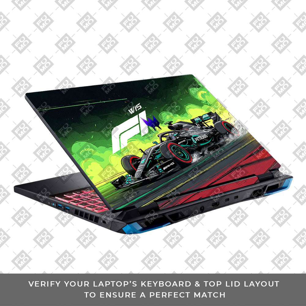 W15 F1 Red Bull x AMG Velocity Acer Predator Helios Neo 16 N22Q22 Laptop Skin