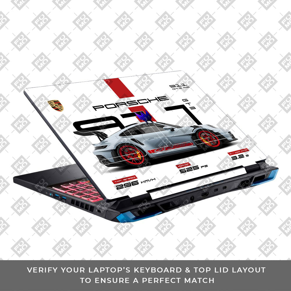 Porsche 911 GT3 RS Acer Predator Helios Neo 16 N22Q22 Laptop Skin