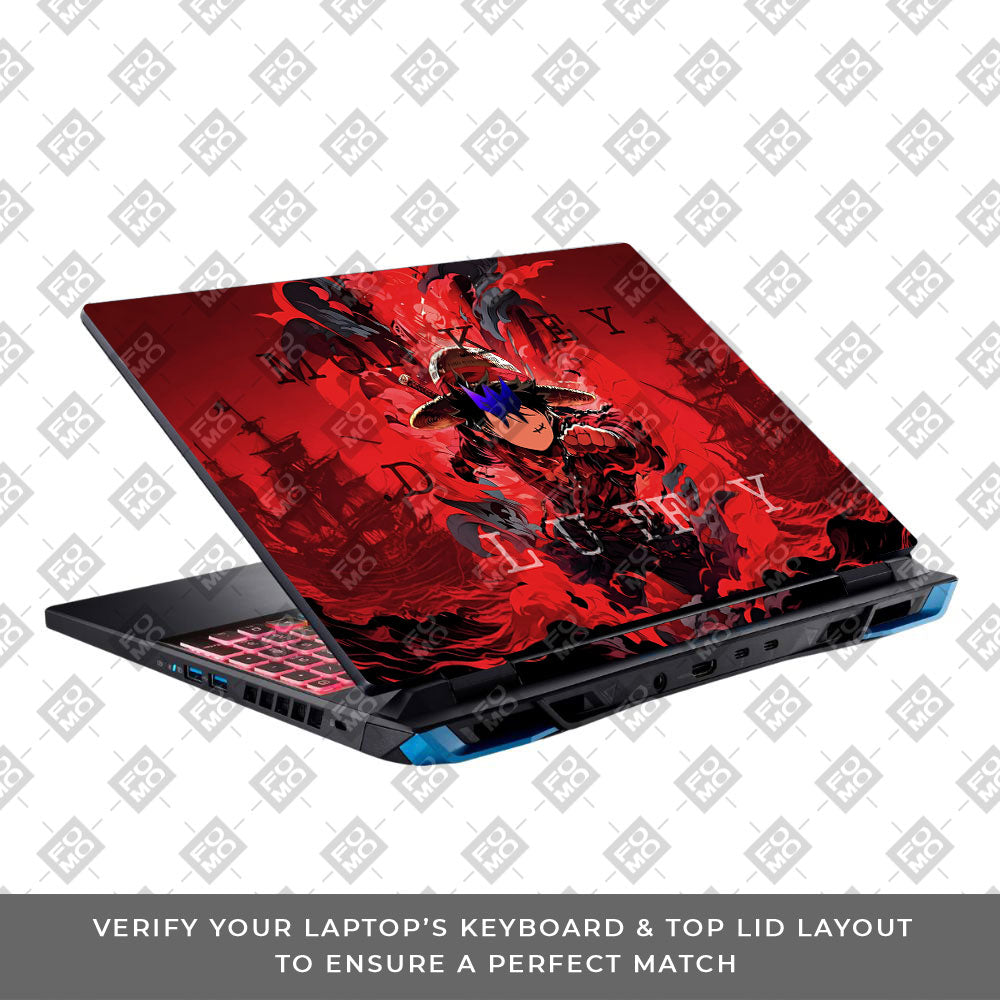 Red King Luffy Acer Predator Helios Neo 16 N22Q22B 3D Laptop Skin
