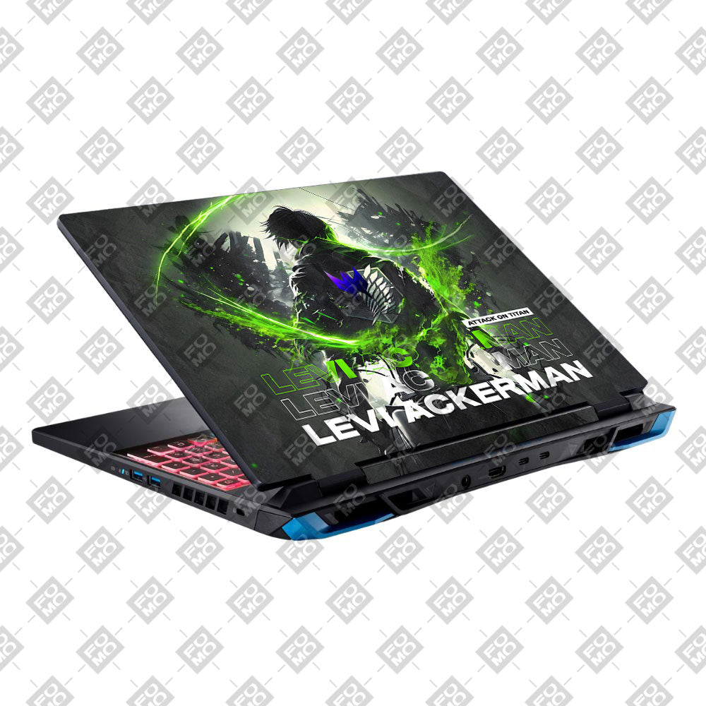 Levi Ackerman Neon Fury Acer Predator Helios Neo 16 N22Q22 Laptop Skin