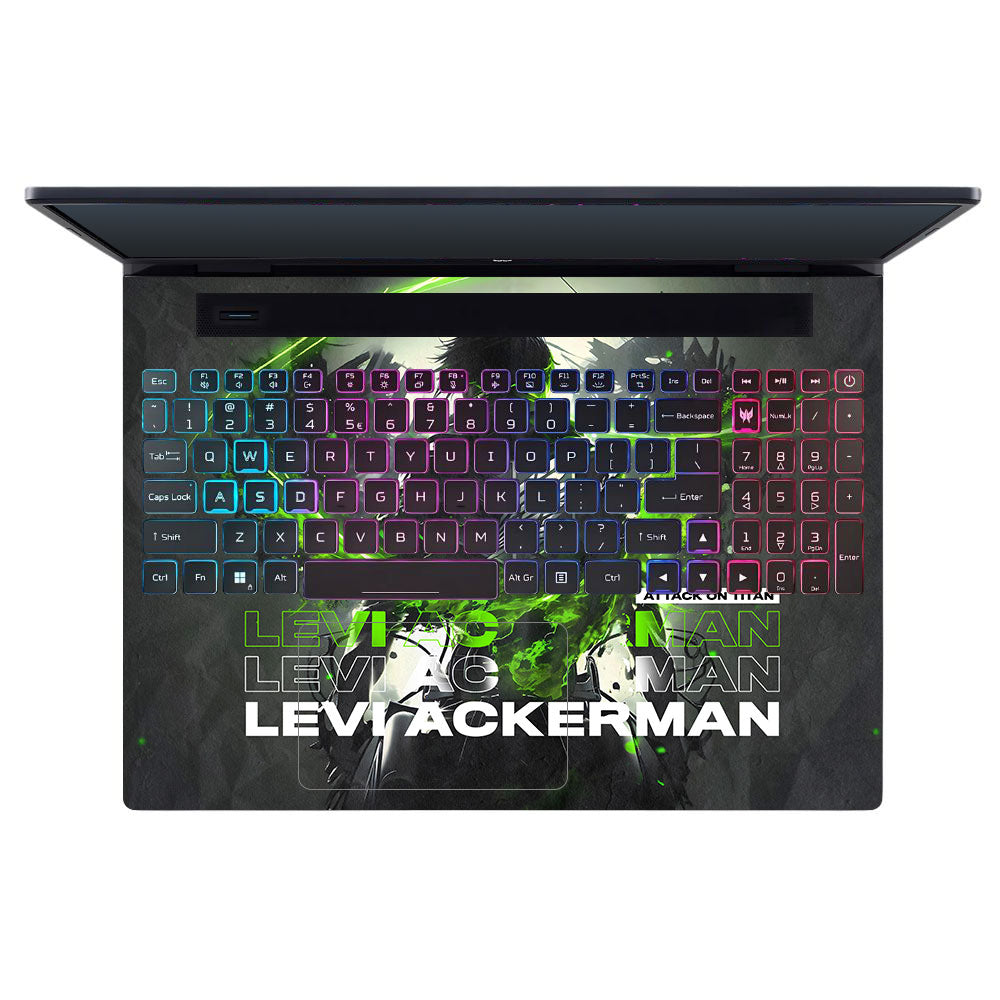 Levi Ackerman Neon Fury Acer Predator Helios Neo 16 N22Q22 Laptop Skin