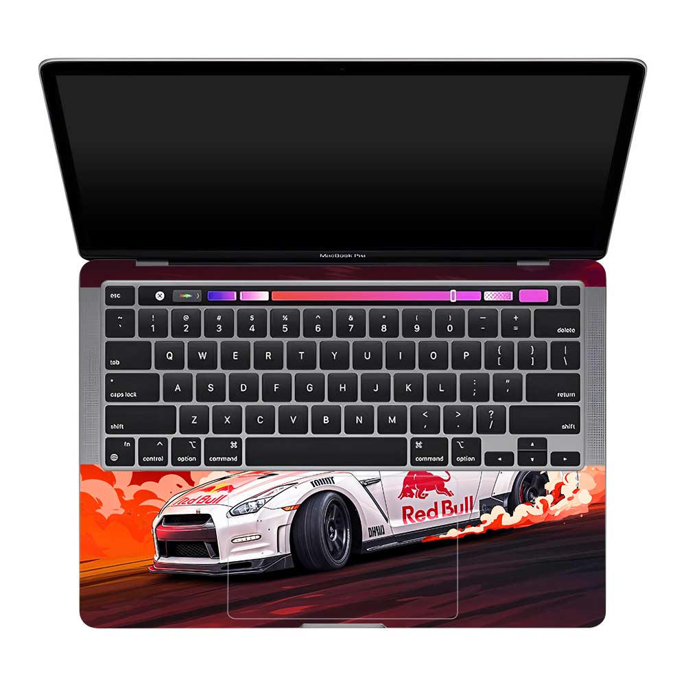 Nissan GTR Red Bull Drift Fury MacBook Pro 13 Intel 2020 Laptop Skin