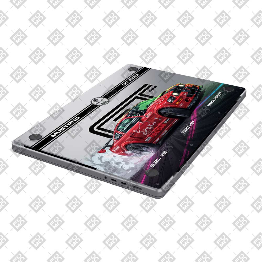 Transparent Shelby GT500 Red Bull Venom MacBook Air 13 M4 2025 Laptop Skin