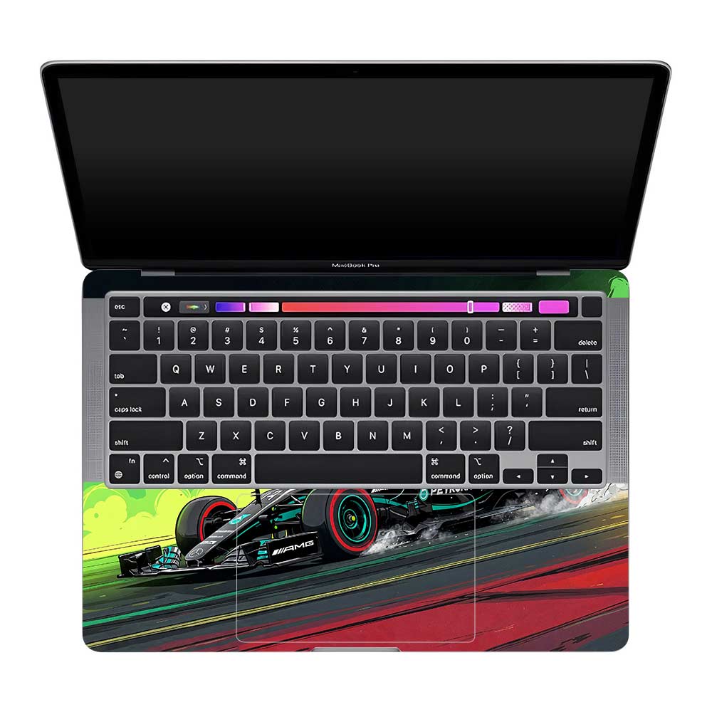 W15 F1 Red Bull x AMG Velocity MacBook Pro 13 M2 2022 Laptop Skin