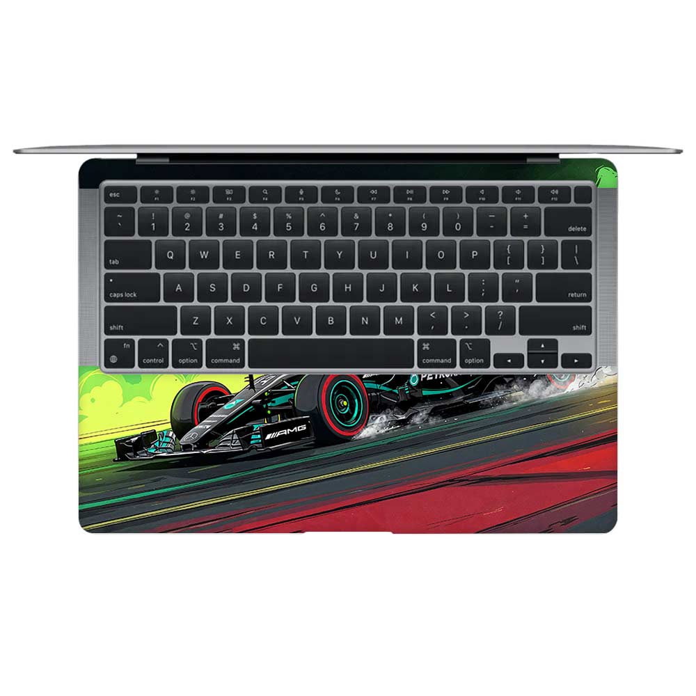 W15 F1 Red Bull x AMG Velocity MacBook Air 13 Intel 2020 Laptop Skin