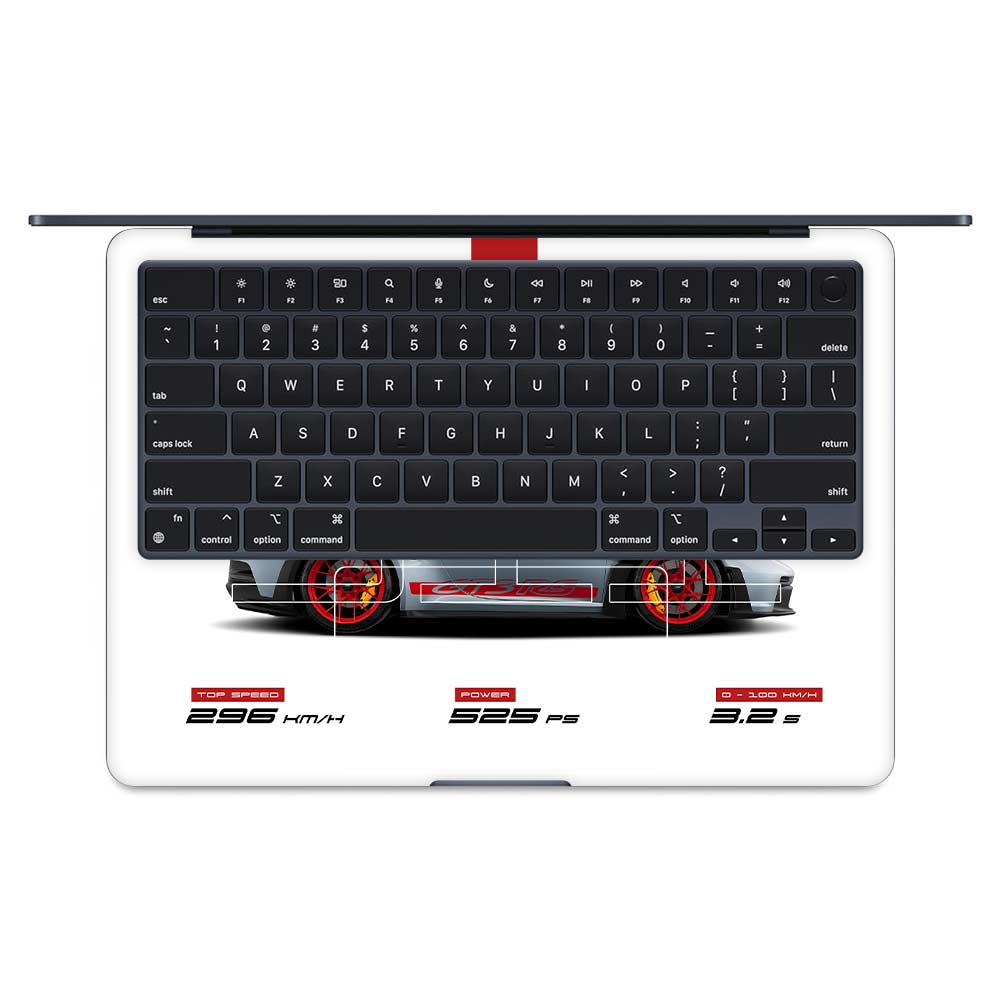 Porsche 911 GT3 RS MacBook Air 13 M2 2022 Laptop Skin