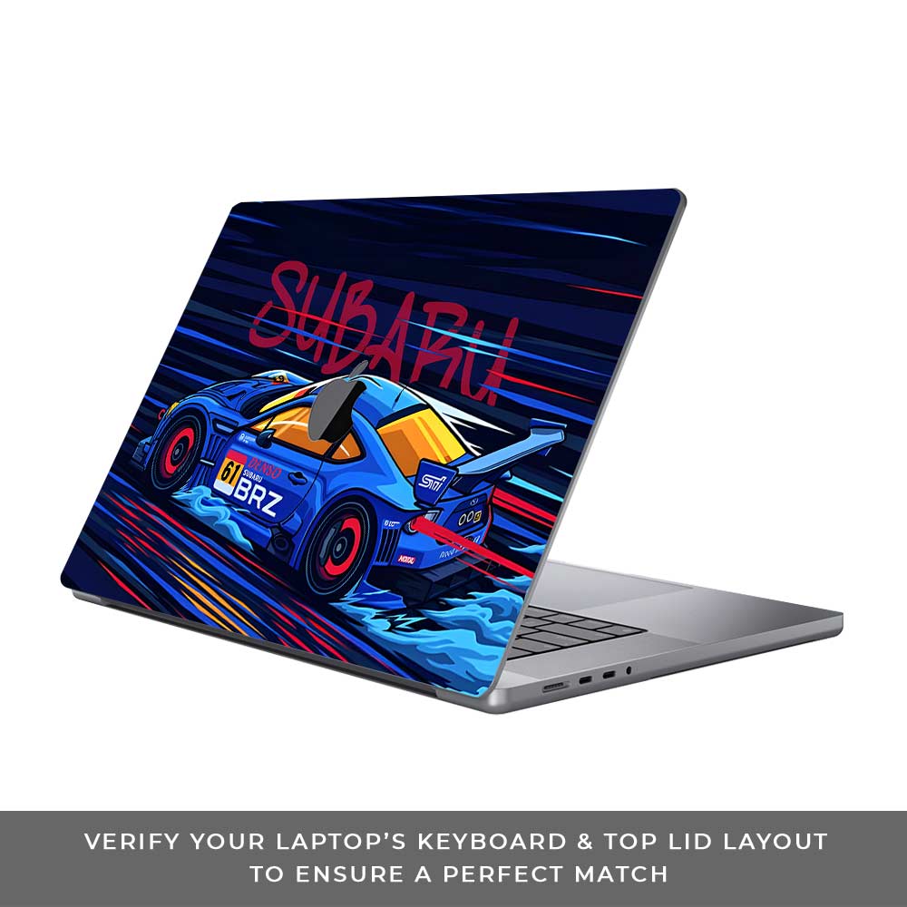 Subaru BRZ MacBook Pro 13 Intel 2020 Laptop Skin