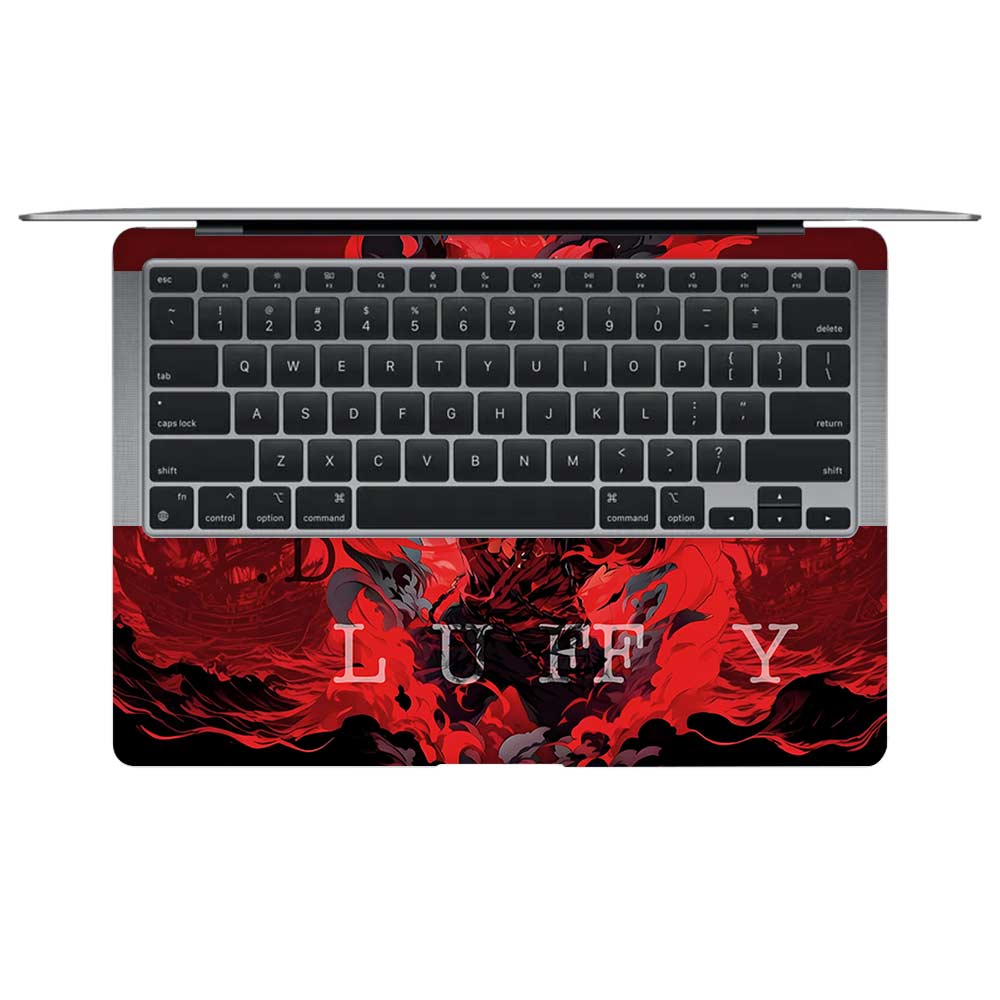 Red King Luffy MacBook Air 13 M1 2020 Laptop Skin