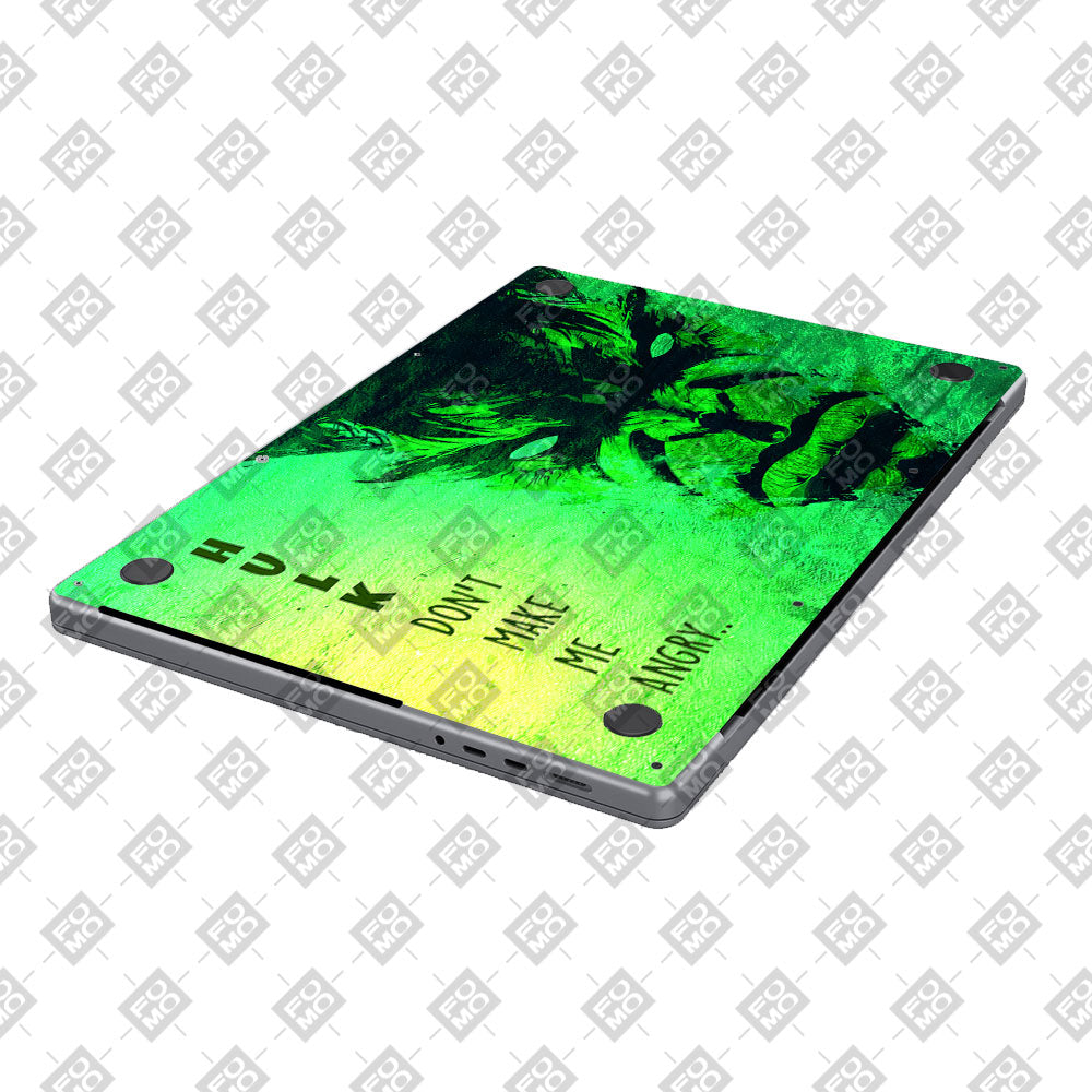 Hulk Don't Make Me Angry MacBook Pro 13 Intel 2020 Laptop Skin