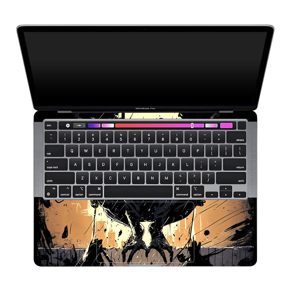Shadow Spiderman MacBook Pro 13 M2 2022 Laptop Skin