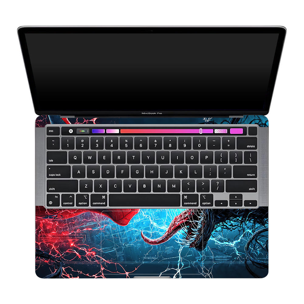 Spiderman vs Venom Showdown MacBook Pro 13 Intel 2020 3D Laptop Skin