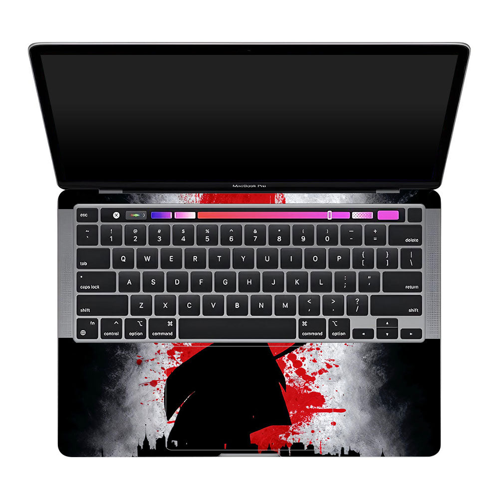Loki Silhouette Red Strike MacBook Pro 13 Intel 2020 Laptop Skin