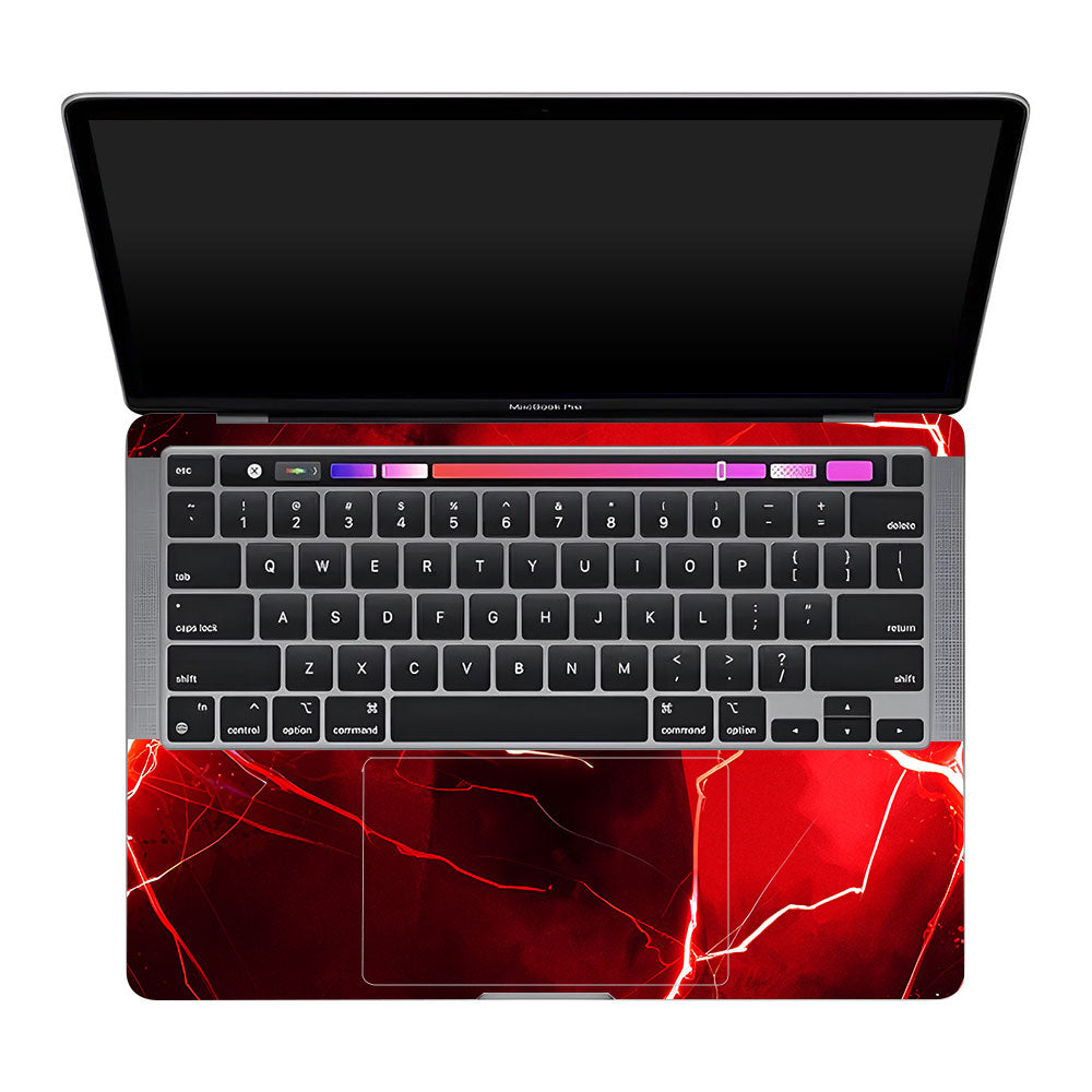 Red Rage Batman MacBook Pro 13 M1 2020 3D Laptop Skin