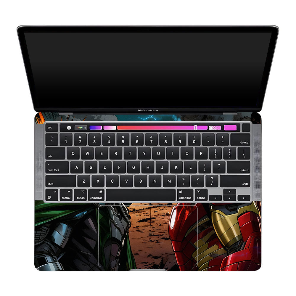 Iron Man vs Doom MacBook Pro 13 M2 2022 3D Laptop Skin