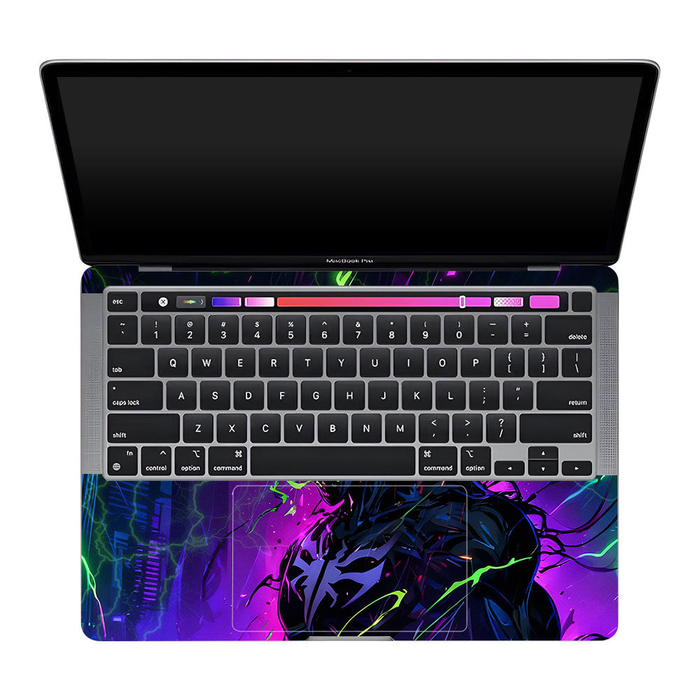 Venom Chaos Surge MacBook Pro 13 M2 2022 Laptop Skin