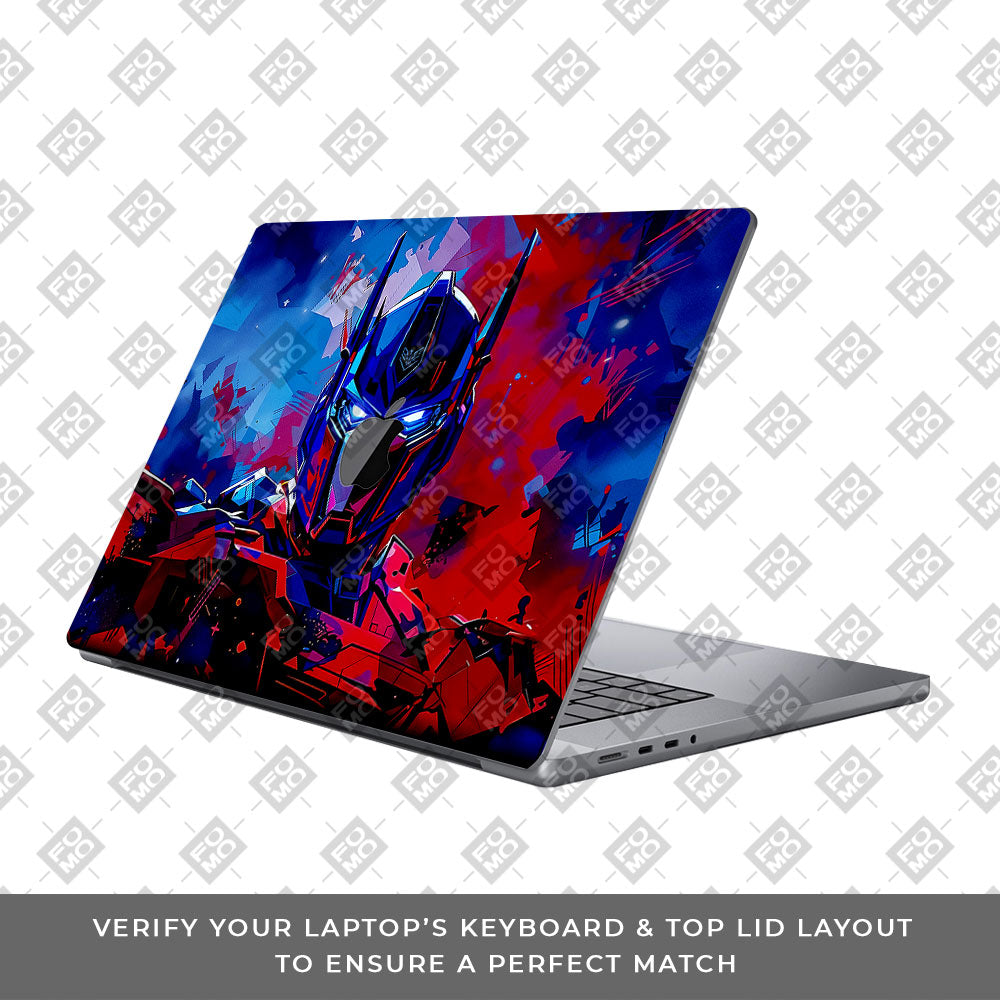 Optimus Prime Transformer MacBook Pro 14 M1, M2, M3, M4 2021-2024 Laptop Skin