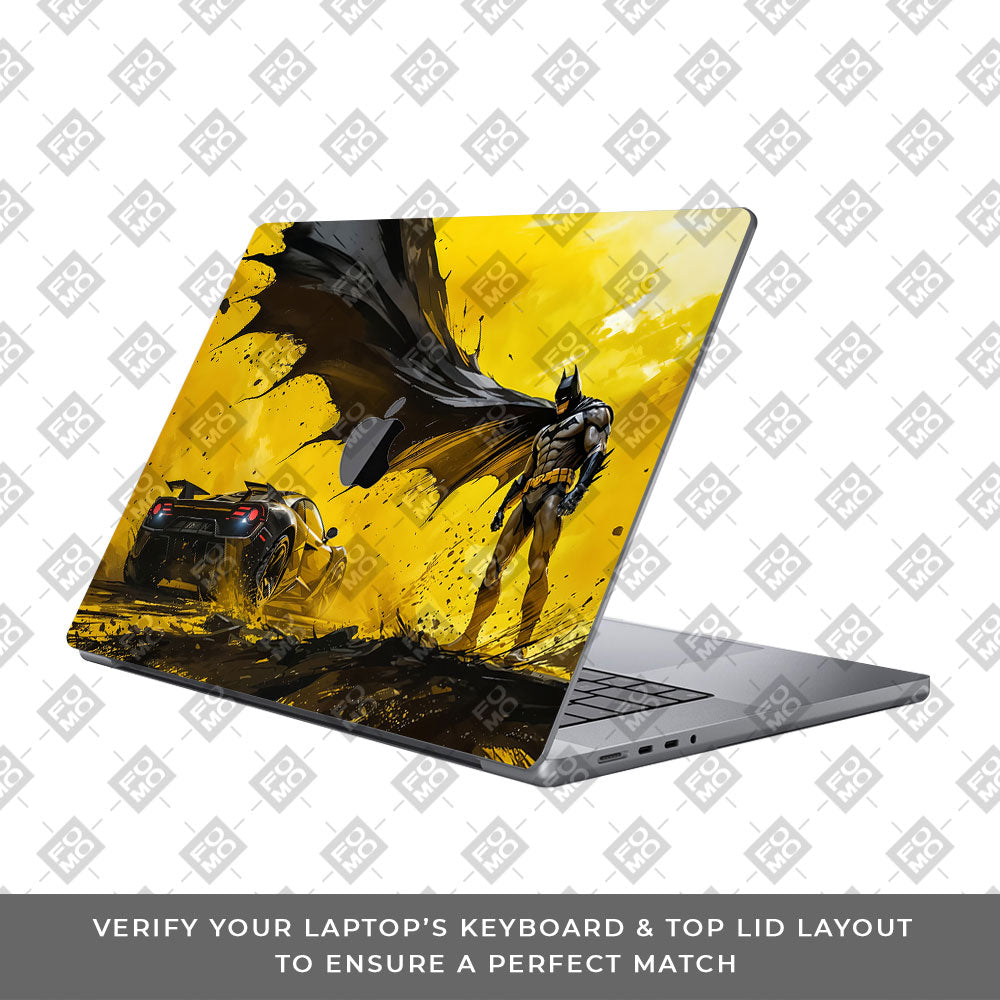 Dark Knight Velocity MacBook Pro 13 Intel 2020 Laptop Skin