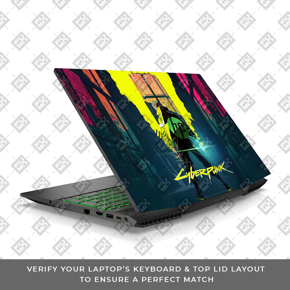 Cyberpunk Uprising HP Pavilion Gaming 15 CX Series  Laptop Skin