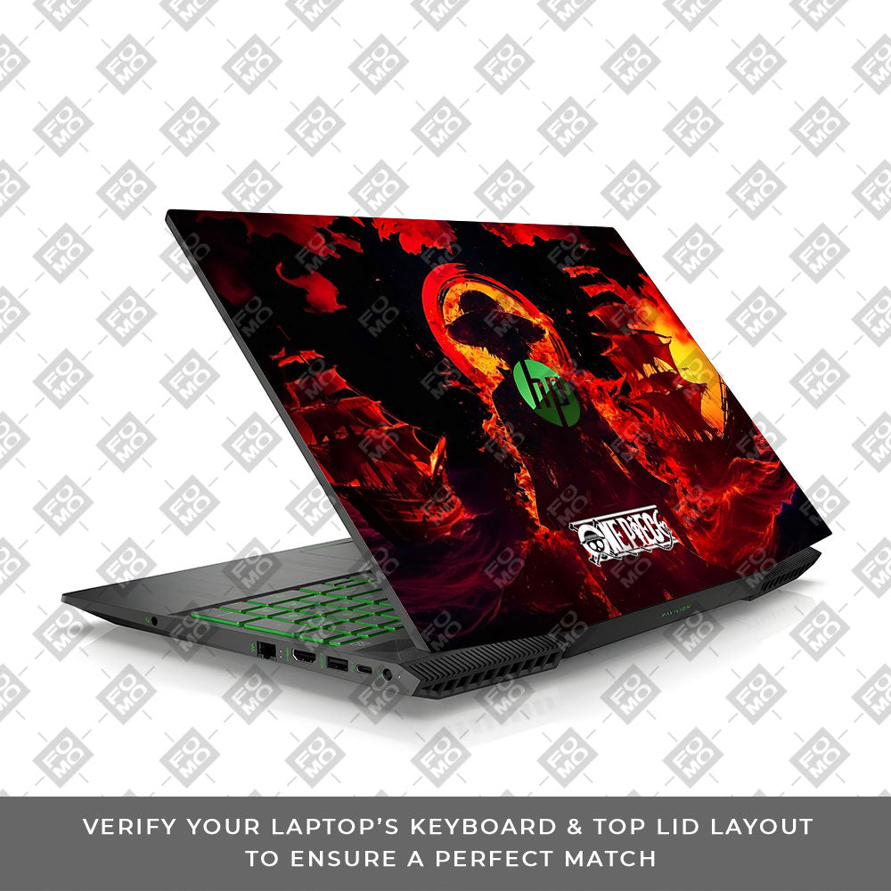 Luffy's Burning Tide HP Pavilion Gaming 15 CX Series  Laptop Skin