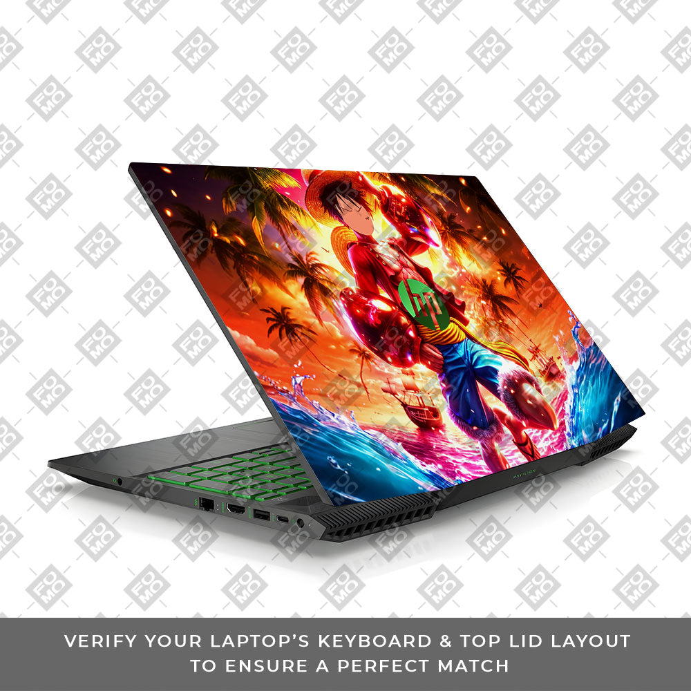 Luffy's Radiant Will HP Pavilion Gaming 15 CX Series  Laptop Skin