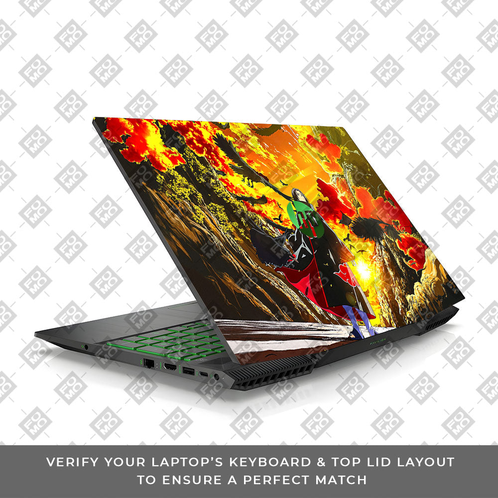 Itachi with Flock of Crows HP Pavilion Gaming 15 CX Series  Laptop Skin
