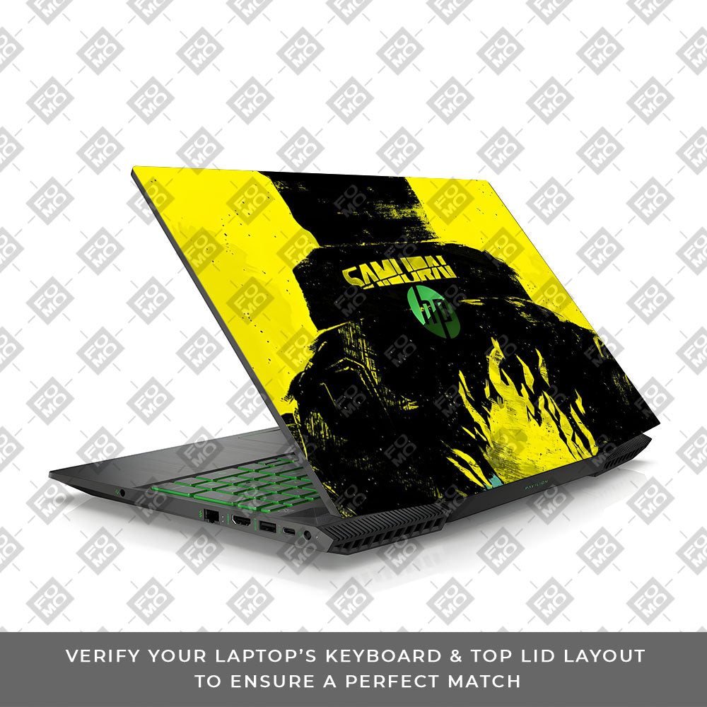 Backlit SAMURAI Jacket HP Pavilion Gaming 15 CX Series  Laptop Skin