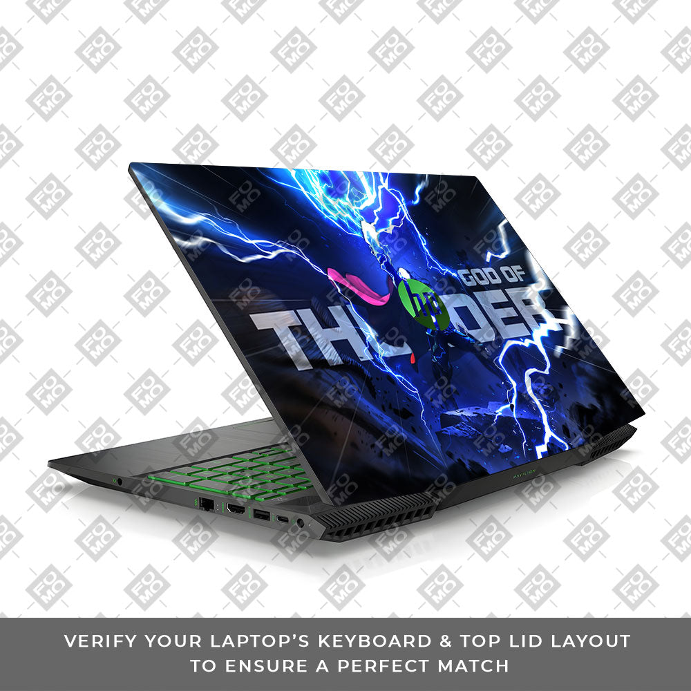 Thor God of Thunder HP Pavilion Gaming 15 CX Series Laptop Skin