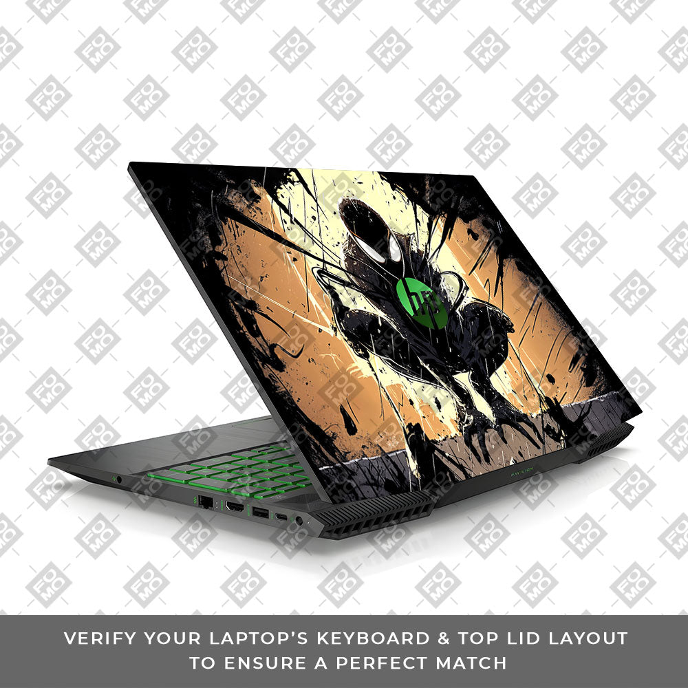 Shadow Spiderman HP Pavilion Gaming 15 CX Series Laptop Skin