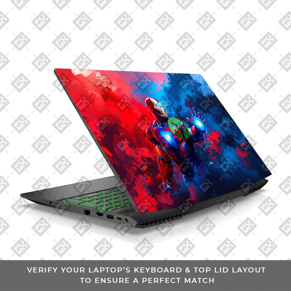 Iron Man Arc Reactor Power HP Pavilion Gaming 15 CX Series Laptop Skin