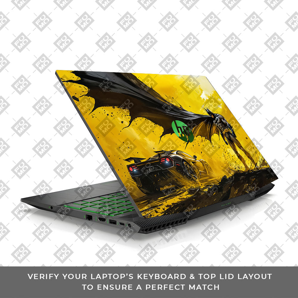 Dark Knight Velocity HP Pavilion Gaming 15 CX Series Laptop Skin